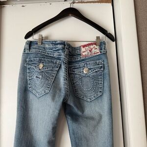 2000s True Religion Light Blue Women's Bootcut Jeans